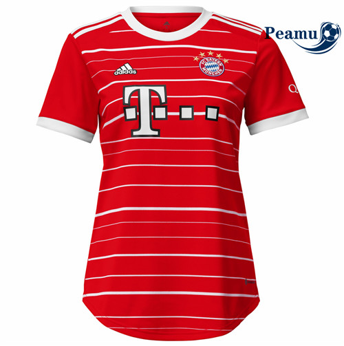 peamu.fr - Maillot foot Bayern Munich Femme Domicile 2022-2023 F254
