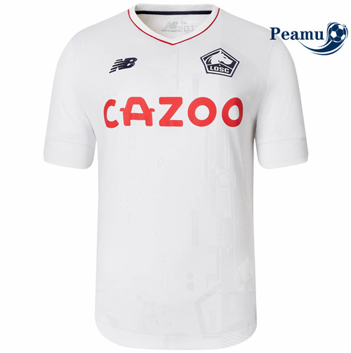 peamu.fr - Maillot foot Lille OSC Exterieur 2022-2023 F278