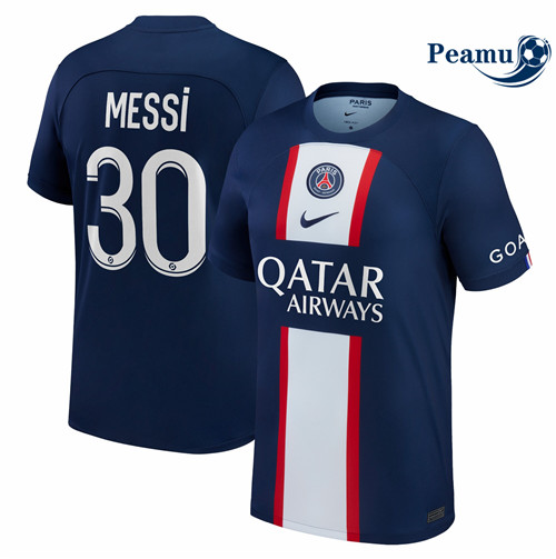 peamu.fr - Maillot foot PSG Domicile Messi 30 2022-2023 F289