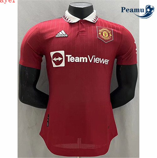 peamu.fr - Maillot foot Manchester United Player Version Domicile 2022-2023 F490
