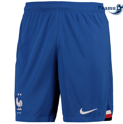 peamu.fr - Maillot foot Short Foot France Exterieur Bleu 2022-2023 F612
