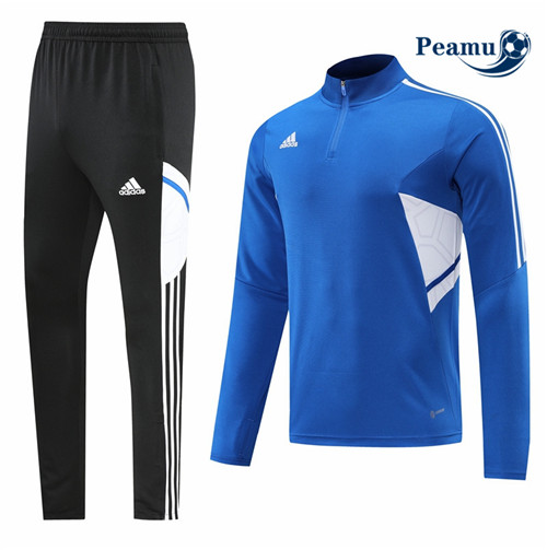 peamu.fr - Maillot foot Survetement de foot Adidas Bleu 2022-2023 F635