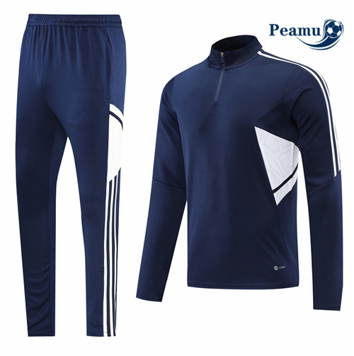 peamu.fr - Maillot foot Survetement de foot Sans logo de marque Bleu 2022-2023 F641