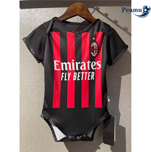 Peamu - Maillot foot p021 AC Milan baby Domicile 2022-2023