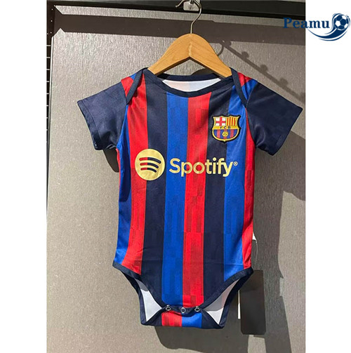Peamu - Maillot foot p027 Barcelone baby Domicile 2022-2023