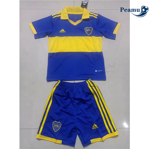 Peamu - Maillot foot p004 Boca Juniors Enfant Domicile 2022-2023