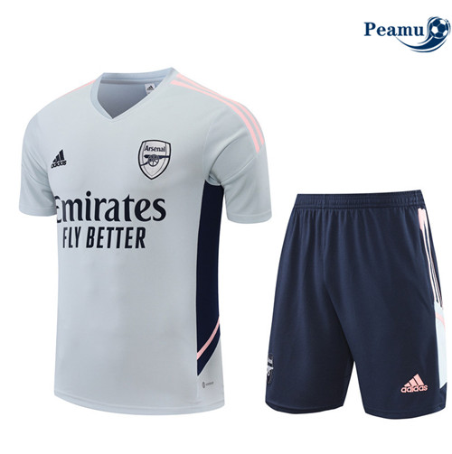 Peamu - Maillot Kit Entrainement Foot Arsenal + Pantalon 2022-2023