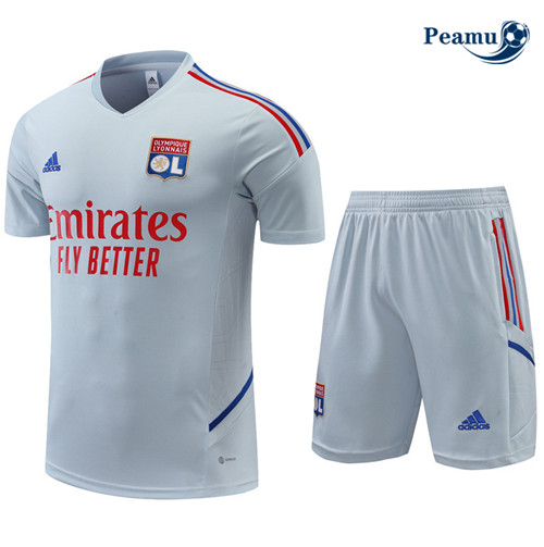 Peamu - Maillot Kit Entrainement Foot Lyon + Pantalon 2022-2023