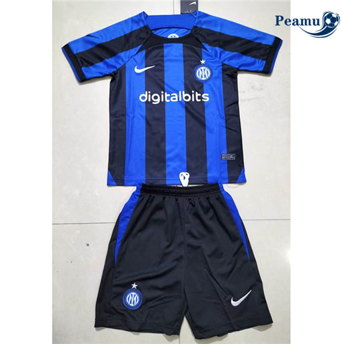 Peamu - Maillot foot p039 Inter Milan Enfant Domicile 2022-2023