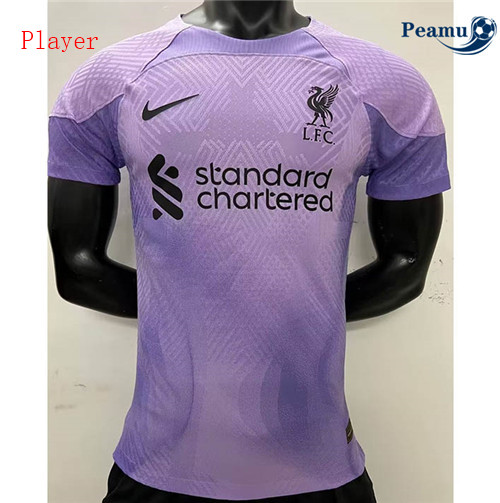 Peamu - Maillot foot p319 Liverpool Player Version Violet 2022-2023