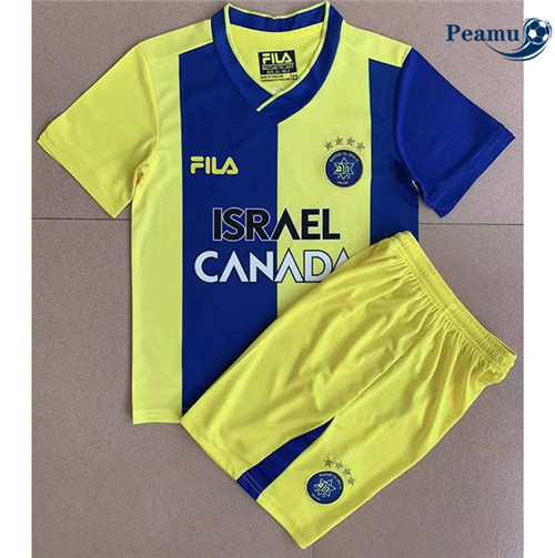 Peamu - Maillot foot p013 Maccabi Tel Aviv Enfant Domicile 2022-2023