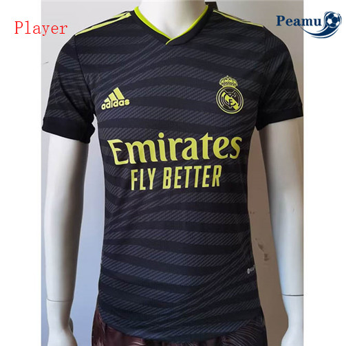 Peamu - Maillot foot p275 Real Madrid Player Version Third Noir 2022-2023