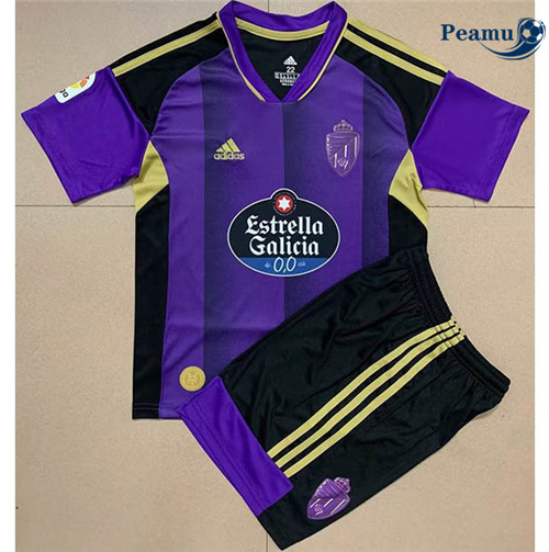 Peamu - Maillot foot p064 Real Valladolid Enfant Exterieur 2022-2023