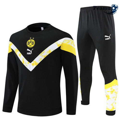 Peamu - Survetement Foot p061 Borussia Dortmund Noir/Jaune 2022-2023