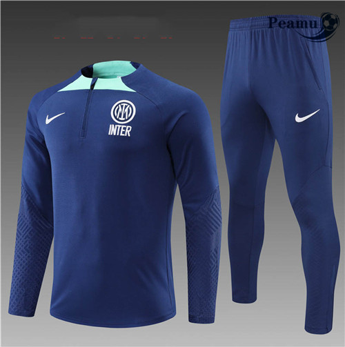 Peamu - Survetement Foot p364 Inter Milan Enfant Bleu Marine 2022-2023