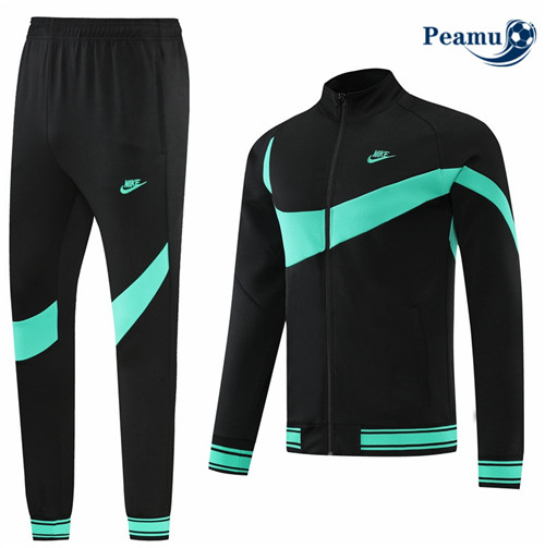 Peamu - Veste Survetement Foot p022 Nike Noir 2022-2023