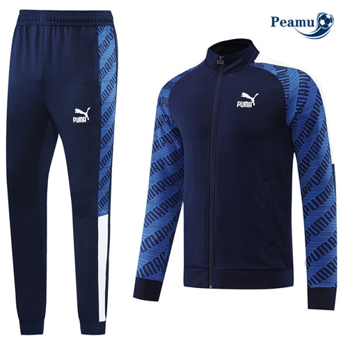Peamu - Veste Survetement Foot p039 Pumas Uuam Bleu Marine 2022-2023