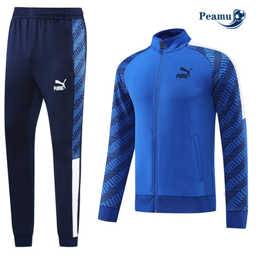 Peamu - Veste Survetement Foot p043 Pumas Uuam Bleu 2022-2023