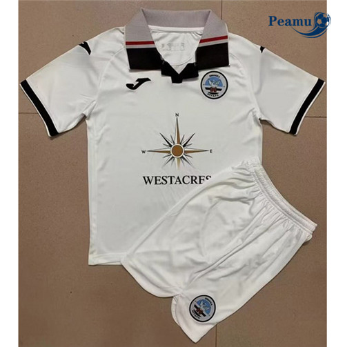 Peamu - Maillot foot p018 Swansea City Enfant Domicile 2022-2023