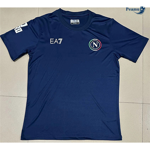 Peamu: Maillot foot Naples T-shirts Bleu 2023/24
