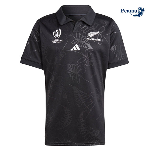 Peamu: Maillot foot All Blacks Domicile Equipación Rugby WC23