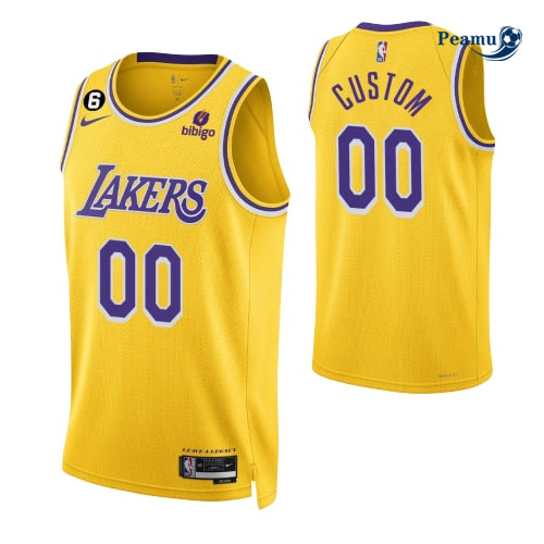 Peamu: Maillot foot Custom, Los Angeles Lakers 2022/23 - Icon