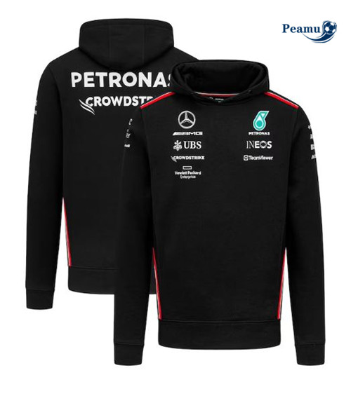 Peamu: Maillot foot Sudadera con capucha Mercedes AMG Petronas F1 2023/24
