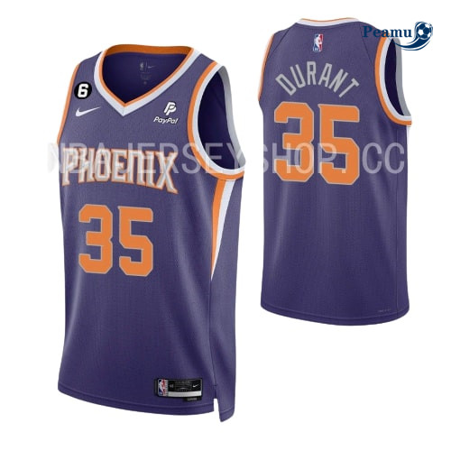 Peamu: Maillot foot Kevin Durant, Phoenix Suns 2022/23 - Icon