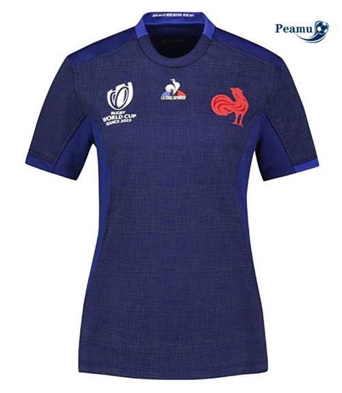 Peamu: Maillot foot France XV Domicile Rugby WC23 - MUJER