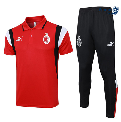 Maillot foot Kit Entrainement AC Milan + Pantalon Rouge 2023/2024 p6563