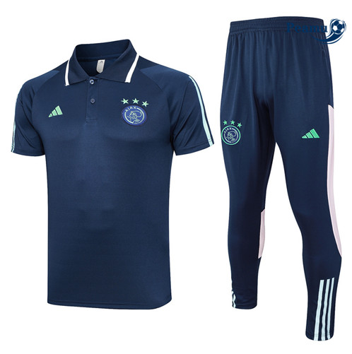 Maillot foot Kit Entrainement Ajax + Pantalon Bleu marine 2023/2024 p6456