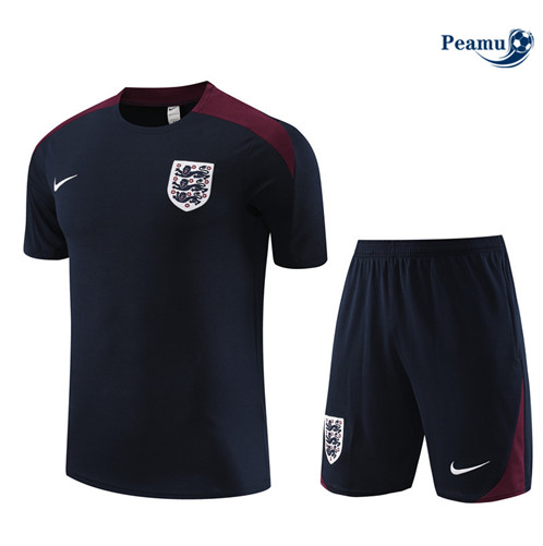 Maillot foot Kit Entrainement Angleterre Enfant + Shorts Bleu marine 2023/2024 p6527