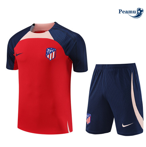 Maillot foot Kit Entrainement Atletico Madrid Enfant + Shorts Rouge 2023/2024 p6483