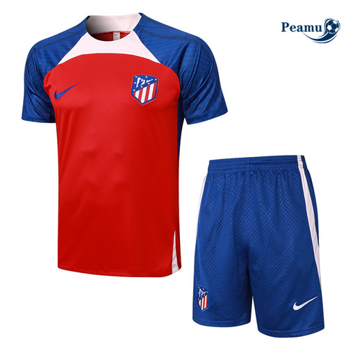 Maillot foot Kit Entrainement Atletico Madrid + Shorts Rouge 2023/2024 p6485
