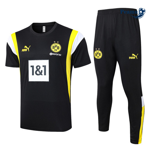 Maillot foot Kit Entrainement Borussia Dortmund + Pantalon Noir 2023/2024 p6470