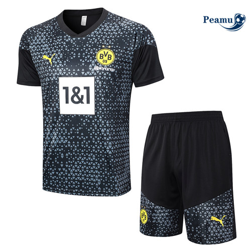 Maillot foot Kit Entrainement Borussia Dortmund + Shorts Noir 2023/2024 p6474