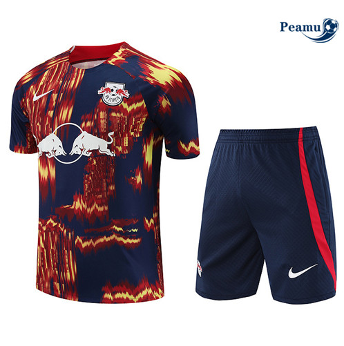 Maillot foot Kit Entrainement RB Leipzig + Shorts Rouge 2023/2024 p6481
