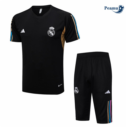 Maillot foot Kit Entrainement Real Madrid + Shorts Noir 2023/2024 p6498