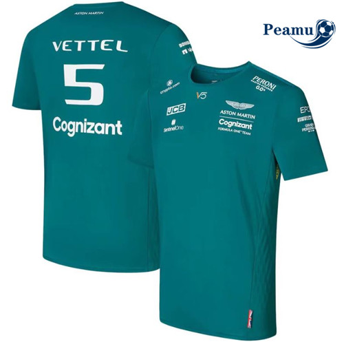 Peamu - Maillot foot Aston Martin F1 Cognizant 2022-2023 - Sebastian Vettel p3930