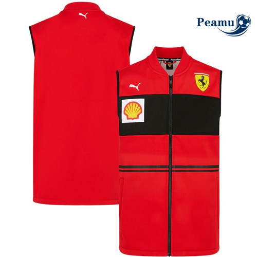 Peamu - Maillot foot Chaleco Scuderia Ferrari 2022-2023 p3935
