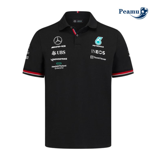 Peamu - Maillot foot Polo Mercedes AMG Petronas F1 2022-2023 p3944