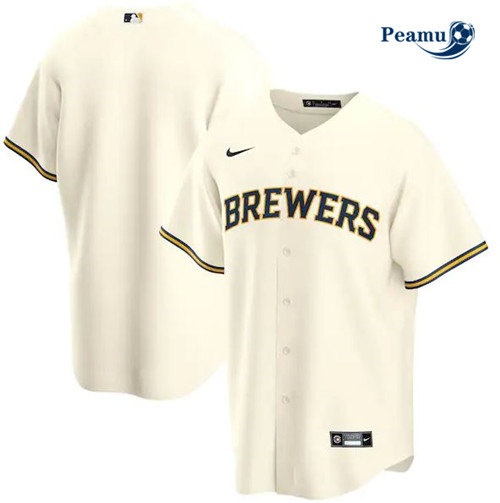 Peamu - Maillot foot Milwaukee Brewers - Domicile p3242