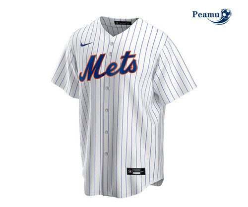 Peamu - Maillot foot New York Mets - Blanc p3244