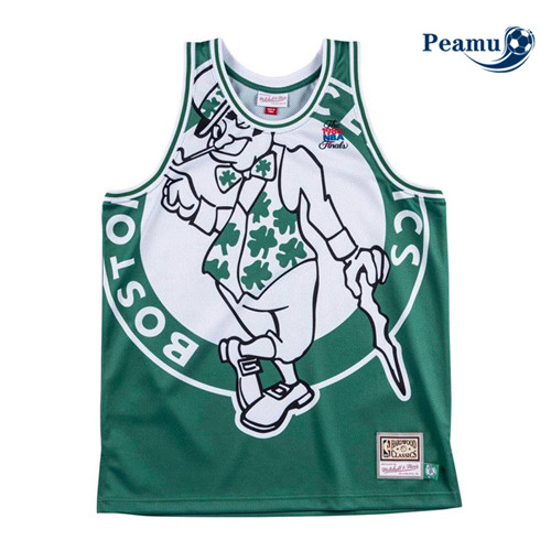 Peamu - Maillot foot Boston Celtics - Mitchell & Ness 'Big Face' p3282