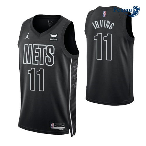 Peamu - Maillot foot Kyrie Irving, Brooklyn Nets 2022-2023/23 - Statement p3302