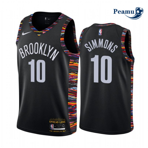Peamu - Maillot foot Ben Simmons, Brooklyn Nets 2020/21 - City Edition p3304