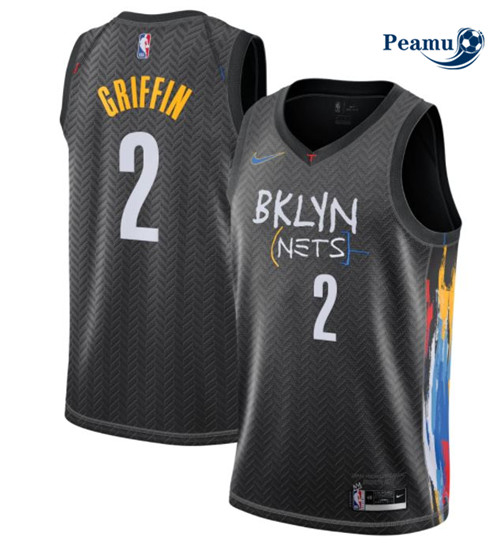 Peamu - Maillot foot Blake Griffin, Brooklyn Nets 2020/21 - City Edition p3314