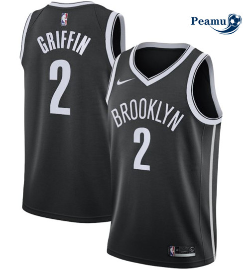 Peamu - Maillot foot Blake Griffin, Brooklyn Nets 2020/21 - Noir p3315