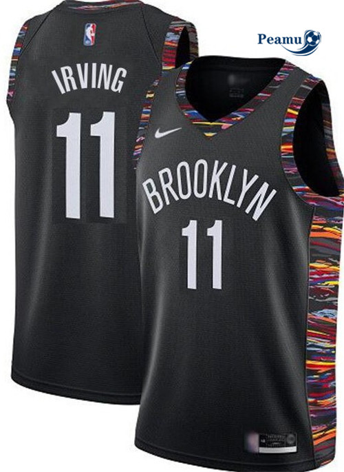 Peamu - Maillot foot Kyrie Irving, Brooklyn Nets 2018/19 - City Edition p3318