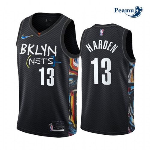 Peamu - Maillot foot James Harden, Brooklyn Nets 2020/21 - City Edition p3327